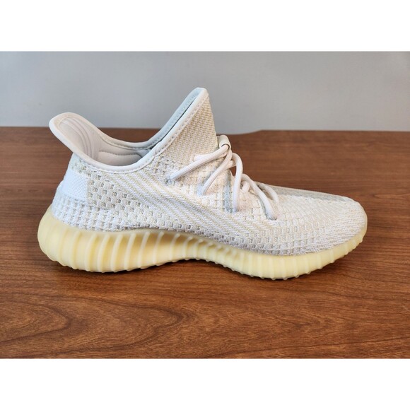 Adidas Men\'s Yeezy Boost 350 V2 Sneakers ~ Natural ~ FZ5246 Size 10 ~ W/ Box main image 10